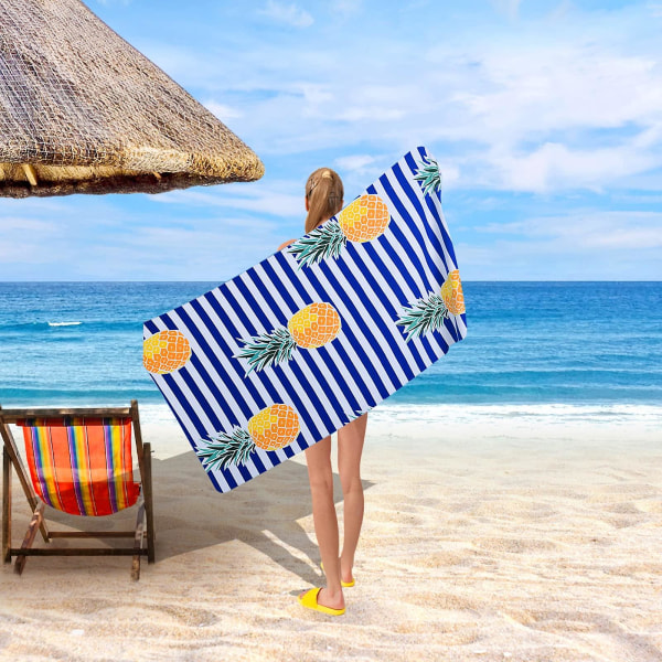 Microfiber Beach Towel, Oversized Travel Beach Towels, Sand Free Pool And Swim Towels Quick Dry