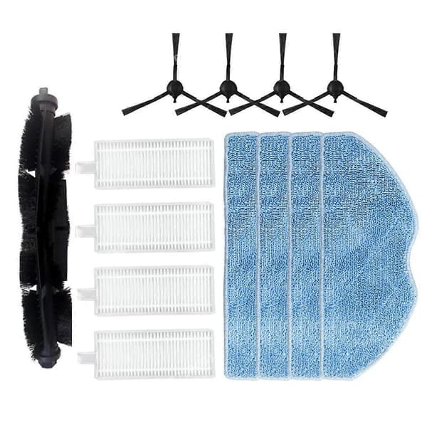 Til MiWhole M8 Lite Robot Støvsuger Tilbehør Støvpose Moppeklud Hepa Filter Rulle Sidebørste