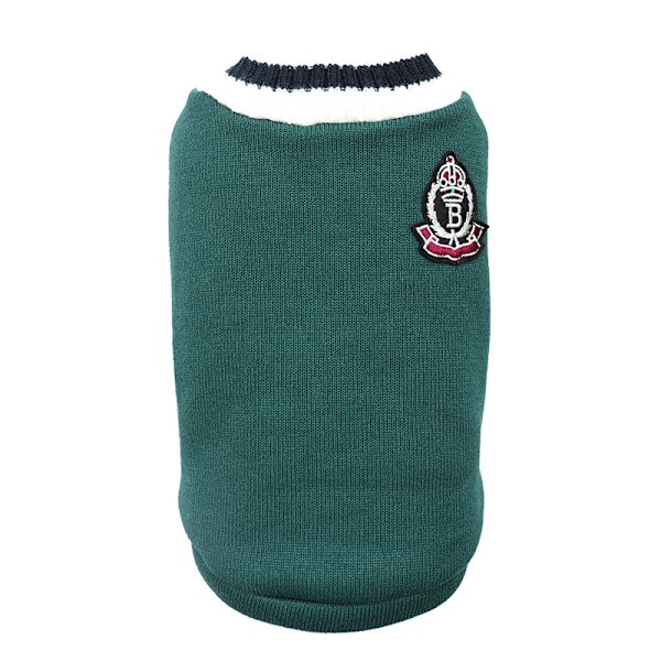 4 kpl Neljän lemmikin vaatteet syksy ja talvi uusi neulottu liivi V-pääntie koulu tyyli liivi Teddy Bomei muoti koiran vaatteet 35*30*21cm