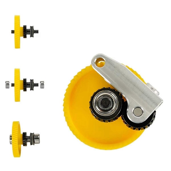 Härdat stål extruder växelenhet för P1S P1P X1 Carbon X1C 3D-skrivare extruder växel slitstark