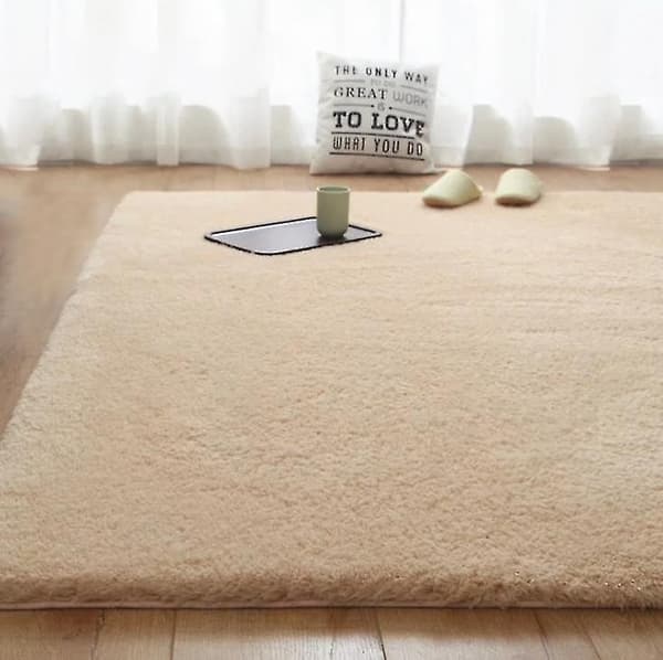 Husholdningsteppe i lammeull Cream 60*120CM
