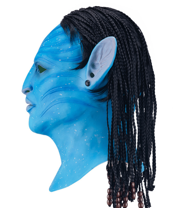 Halloween maske lysende latex hodeplagg den samme avatar hodeplagg rollespill bar dans COS kvinnelige modeller