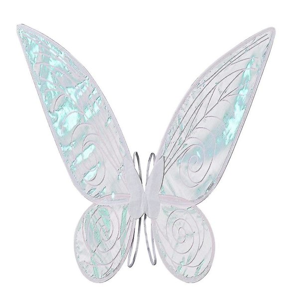 Små flickor Butterfly Fairy Party Wings Kostymer Fancy Fairy Wings För Prinsessan Söt Cosplay
