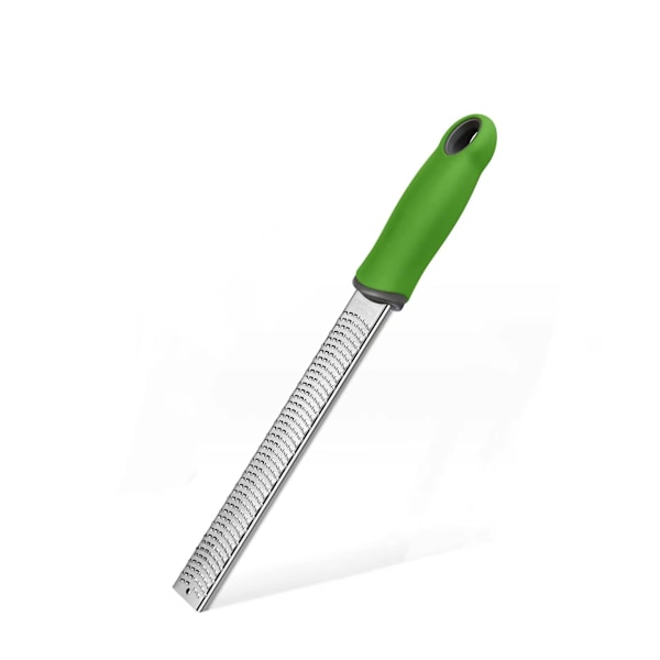 Stainless Steel Cheese Grater with Safety Cover Green