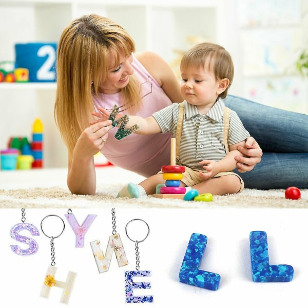 Silicone Resin Mould For Alphabet Letter Number