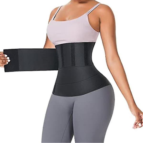 Midjetrener for kvinner Sauna Trimmer Belt Tummy Wrap Plus Size