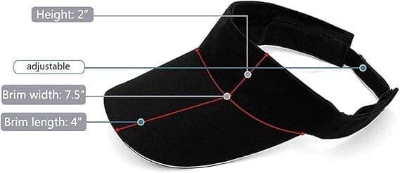 Visor keps Anti UV Kvinnor Visor keps Män Solkepsar Anti-Sol Strand Visor,Vit