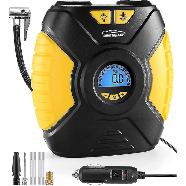 Digital bil däckuppblåsare luftverktyg bärbar luftkompressor bildäckpump automatisk 12v elektrisk luftpump däck