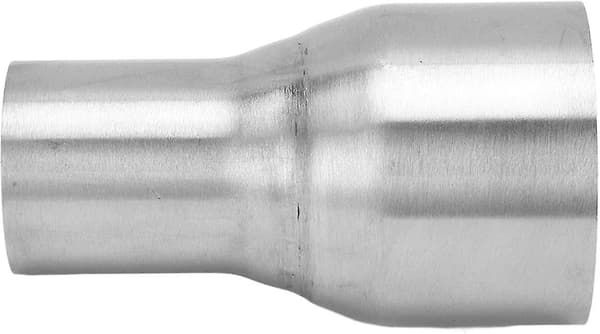 Adapter til udstødningsreduktion, 51mm til 76mm udstødningsreduktionsadapter reduktionsrør spejpoleret standardkonus rustfrit stål