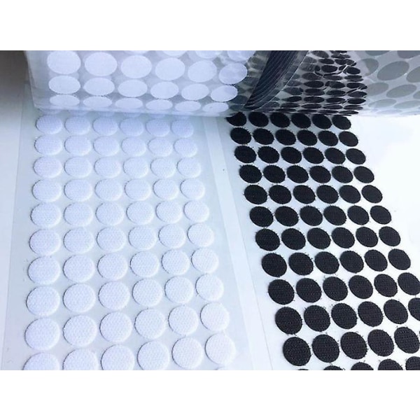 Adhesive Sticky Back Coins Hook Loop Self Adhesive Dots Tapes 100 Pairs