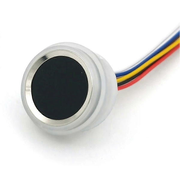 R502-F Vandtæt Lille DC3.3V Diameter 21.5mm MX1.0-6Pin Kapacitiv Rund LED Fingeraftryksmodul Sensor Scanner A