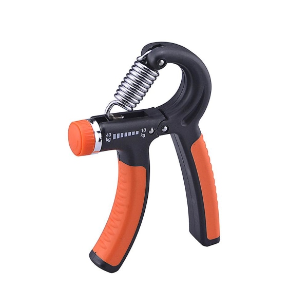 Handgreppsstärkare, Handgreppstränare, Justerbart motstånd 11 till 132 pund, Förbättrar finger underarm handled för kroppsbyggare Orange