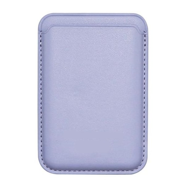 2 pieces Light Purple for Magsafe Wallet Compatible with iPhone 13/14 Mini/Plus/Pro/Max, RFID Card Holder with MagSafe Magnet