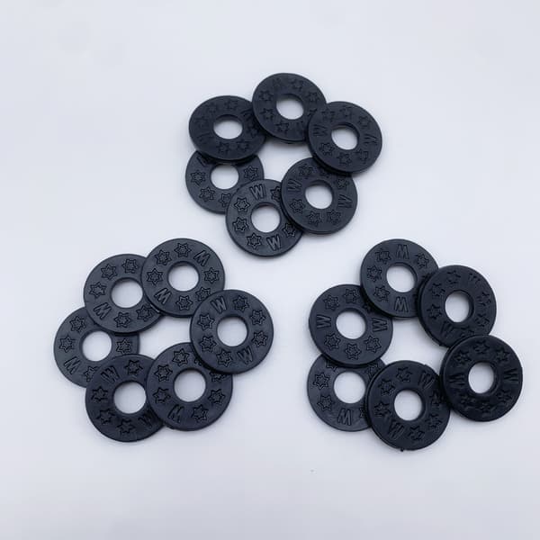 15 st gitarrremsspikspänne gummipackning halkfri ring halkfri gitarrrem