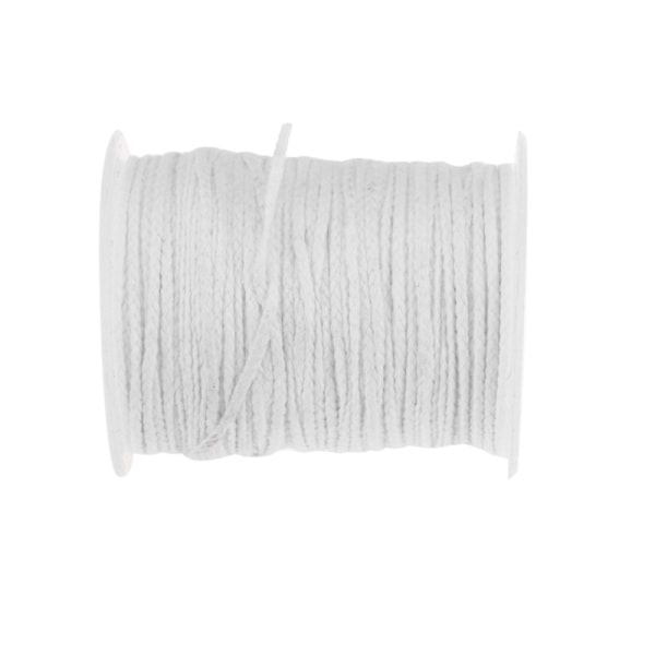 61m woven cotton wick, handmade diy wick, 2 strands of 24-strand core yarn