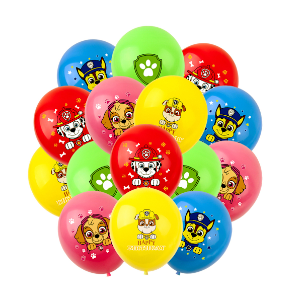 20 st Paw Patrol 12\" latexballonger för hundvalpar till barnkalasdekorationer
