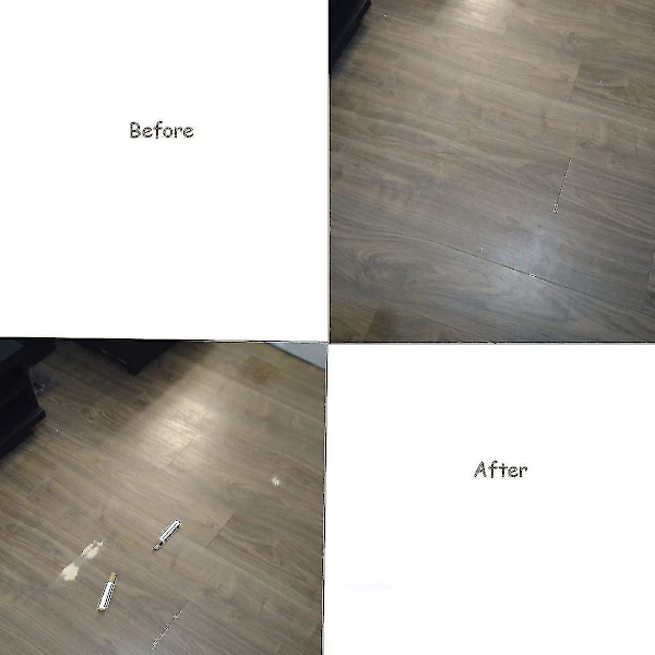Möbelreparationsset, markörer och vaxstift med vässare för trä, fläckar, repor, golv, bord, skrivbord 8 Pcs