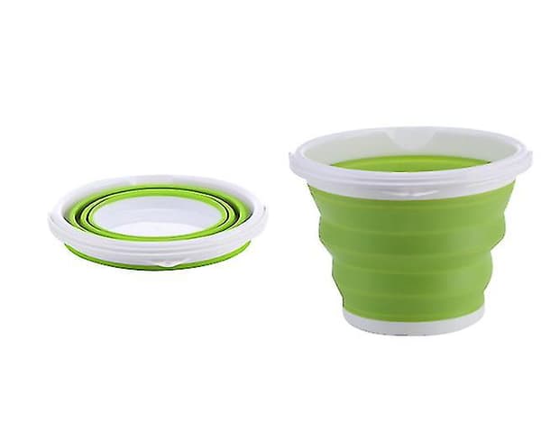 Sammenklappelig rektangulær handy spand Green