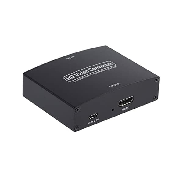 Komponent til HDMI-omformer, PORTTA YPbPr til HDMI-adapter + R/L-lydekstraktor