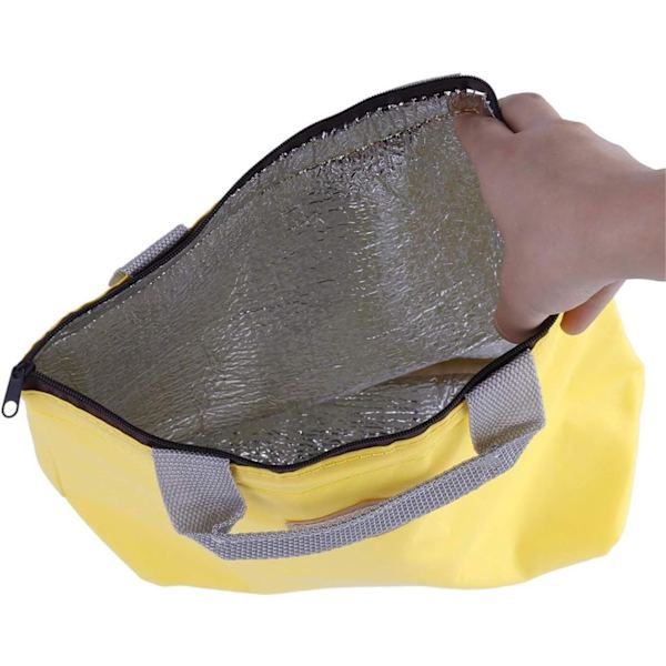 Isolerad Aluminiumfolie Picknick Termos Lunchväska Vattentät Reseväska Mode Godisfärger