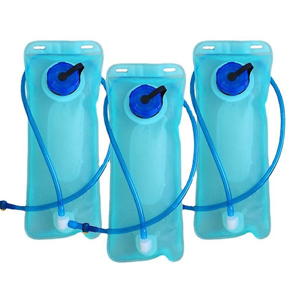 2l Mountain Bladder Vatten Vandring Ryggsäck Cykelväska Utomhus Resa Bärbar 3PCS