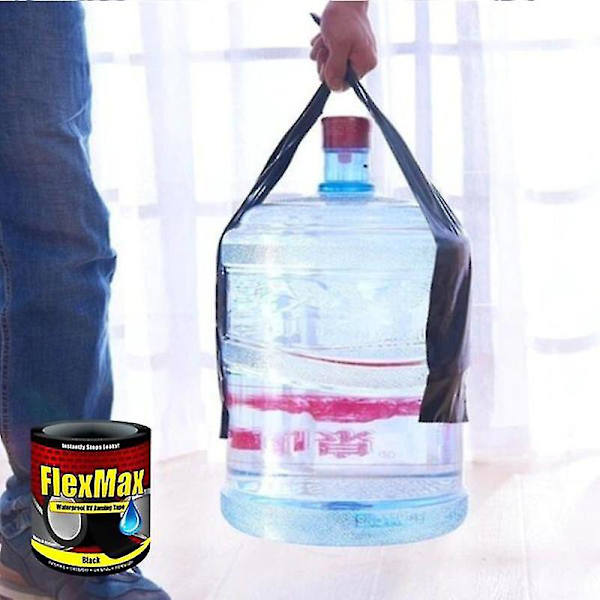 Ultra-resistent vandafvisende og vandtæt klæbebånd transparent Flex Tape White 30cm
