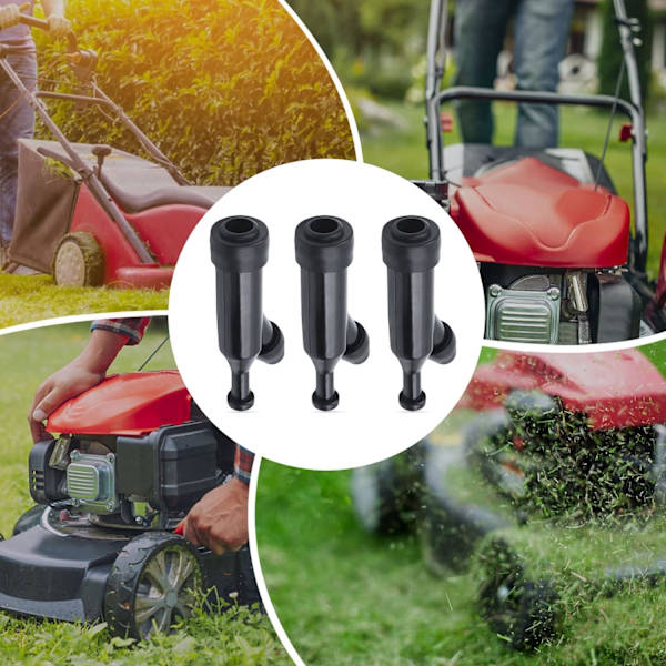 3-pack tändhattskontakter för Honda GX160 GX390 GX120 GX240 GX270 GX340, tändhattsmotstånd professionella reservdelar