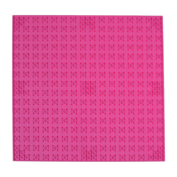 5 kpl Classic Baseplates 10&quot; X 10&quot; Pinottava tiilipohjalevy Yhteensopiva kaikkien suurimpien merkkien Baseplate Pink