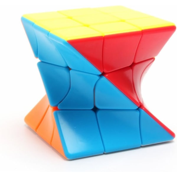 [Vriden tredje nivån Rubiks kub färg montering] Tredje nivån specialformad solid färg Rubiks kub intressanta pedagogiska leksaker