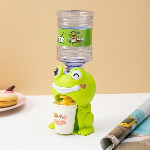 Mini Vatten Dispenser Pedagogisk Barn Vatten Dispenser Leksak frog