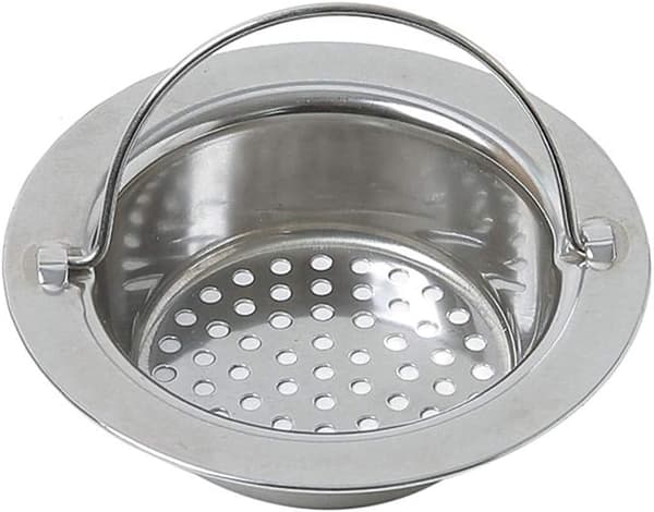 Rengjøringsfilter i rustfritt stål for dusj, hårfilter, badekarpropper, dusjavløpsdeksel, vaskefilter, stopper, hårrenser, 9 cm