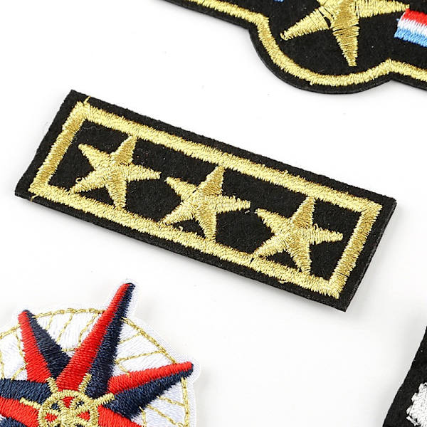 Pakke med 20 US Army broderede patches - Sergeant rang - sy på skulderpatch