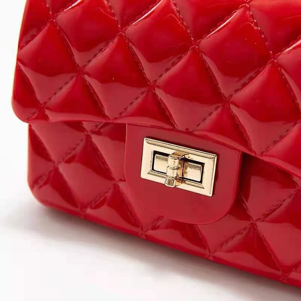 Liten flicka crossbody plånböcker småbarn handväska mini messenger axelväska Red