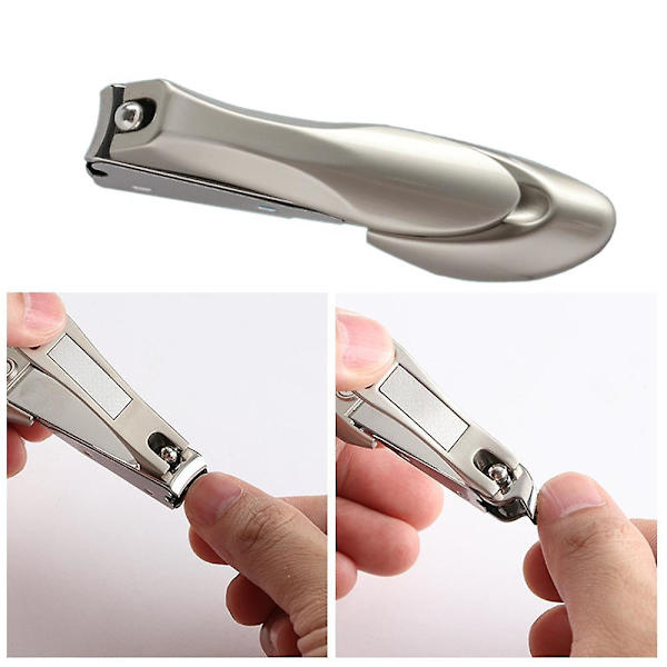 Rostfria manikyrverktyg nagelsaxar avtagbar design nagelklippare