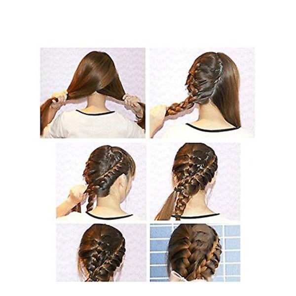 2 kpl Naisten muoti Magic Hair Styling Clip Stick Braid Tool Hiustarvike