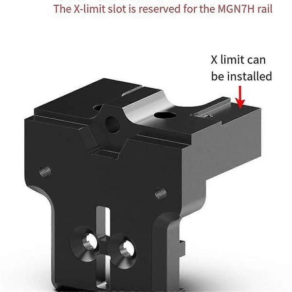 Til Voron 0.2 V0.2 3D Printer Metal Aluminium CNC Direkte Drev MGN7H X Slæde til Mini Stealthburner Ekstruder