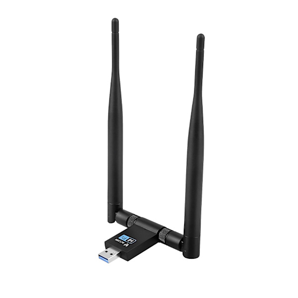 1200 mbps:n Wifi-sovitin, kaksitaajuinen USB-wifi-sovitin USB 3.0 -telakalla