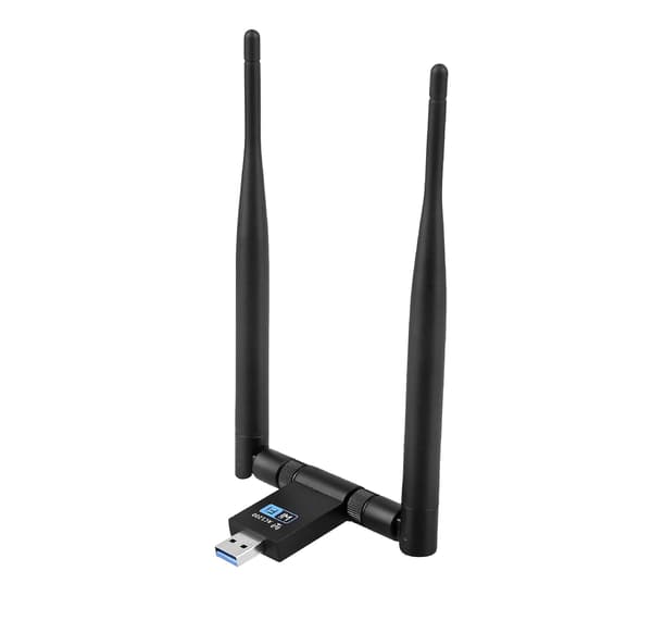 1200 mbps Wifi-adapter, Dual Band Usb Wifi-dongle med Usb 3.0-stativ