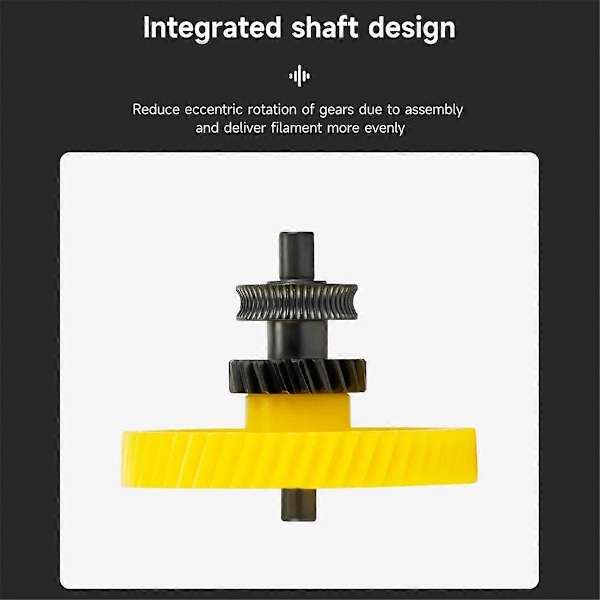 Härdat stål extruder växelenhet för P1S P1P X1 Carbon X1C 3D-skrivare extruder växel slitstark