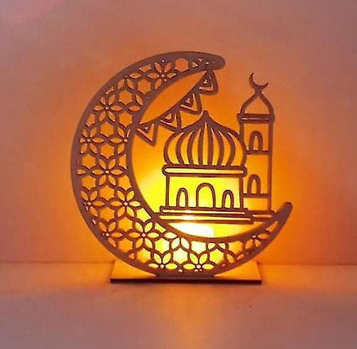 Ramadan Diy Puinen Kuu Led-Valo COLOR3