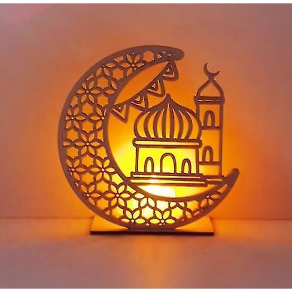 Ramadan Diy Treetre Måne Led Lys COLOR3