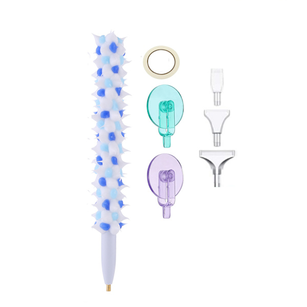 5D Diamantmaling Pasta Diamant Pen Broderi DIY Kunst Værktøjssæt Tilbehør, Blå