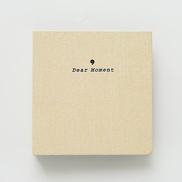 Stof rammeomslag album 100 poser med 4x6ft fotos Beige