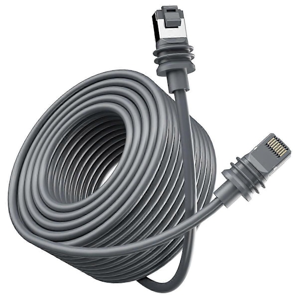 For GEN3/V3 Erstatningsnettverkskabelkontakt Nettverksfiberjumper Vanntett utendørs kabel (15m)