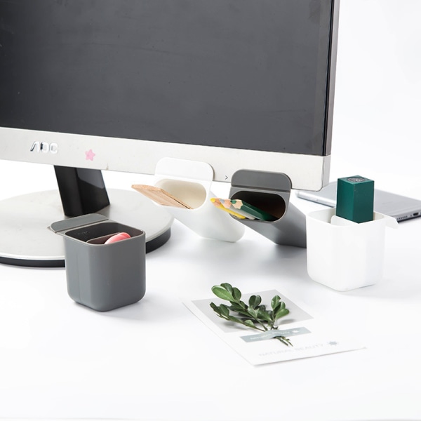 2 kreativa DIY-skärmpennhållare för skrivbordsförvaring
