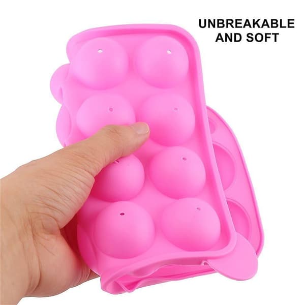Kakepopformer Isbittbrett, Silikon Lollipopformer Med 20 Pinner
