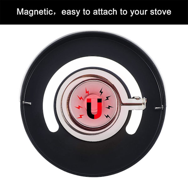 Magnetisk vedspis termometer eldstad termometer rökgas temperaturmätare