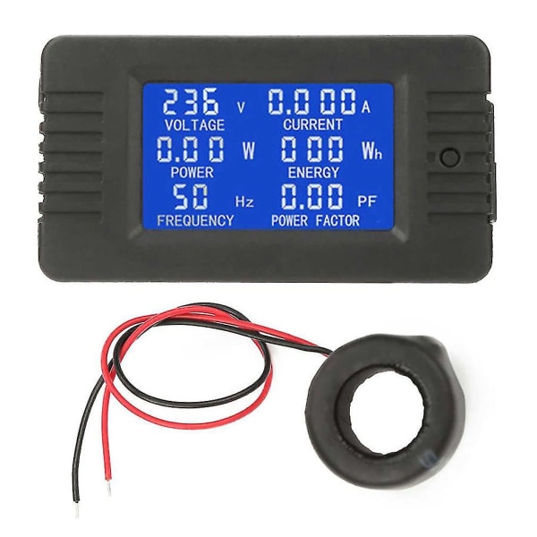 Pzem-022 Multimeter Digital Power Monitor Energimätare Voltmeter Amperemeter Watt Spänning Kwh Home Ac 80-260v 100a Med sluten Ct