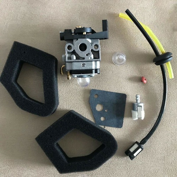 Förgasare för Honda Gx25 Gx35 Hhb25 Ult425 Ums425 Umk425 Tändstift Förgasare Kit Primer Glödlampa Bränslefilter Trimmerdelar