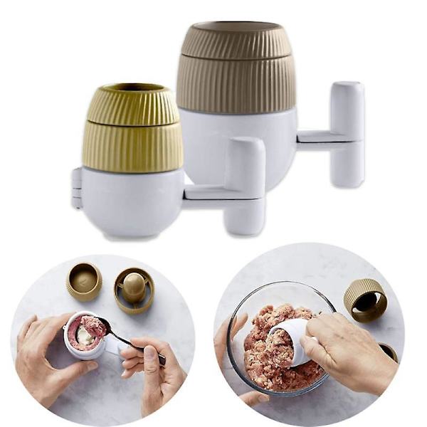 2 st/set Köksmacka Köttbullemaskin Fylld Köttbullemapp Diy Fisk Kött Risbollsmaskin Köttbulleform Verktyg